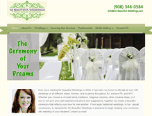 Tablet Screenshot of nj-beautiful-weddings.com